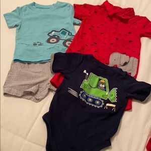 Boys Top & Bottom Set, Bodysuit & Playsuit 18M